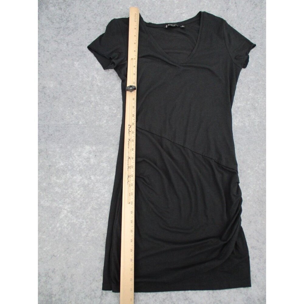 Athleta Womens Dress Small Faux Wrap Nectar Short V Neck Stretchy Ladies Knit - Picture 11 of 16